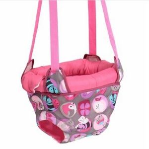 Evenflo ExerSaucer Doorway Jumper - Pink Insects